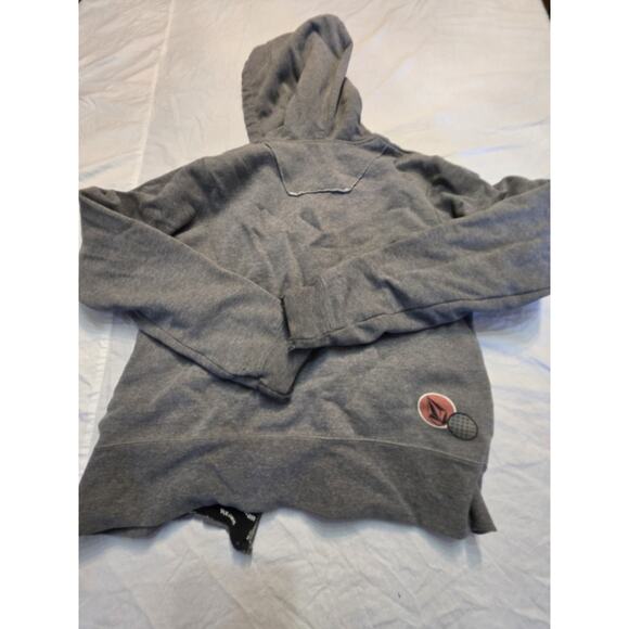 Volcom Reversible Men's Size Medium Long Sleeve Zip Up. Missing Zipper Pull - Picture 7 of 8